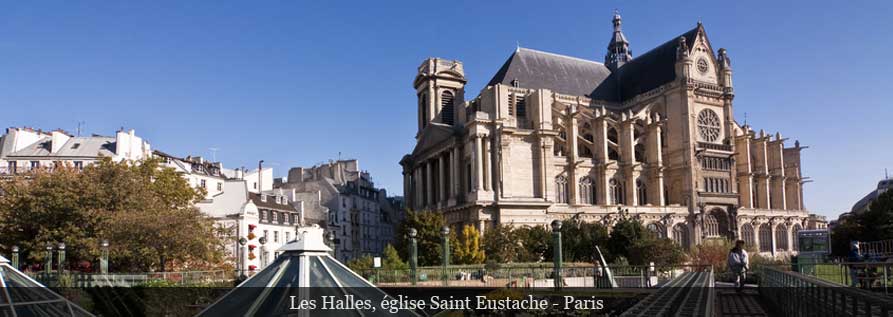 Les Halles, glise Saint Eustache - Paris